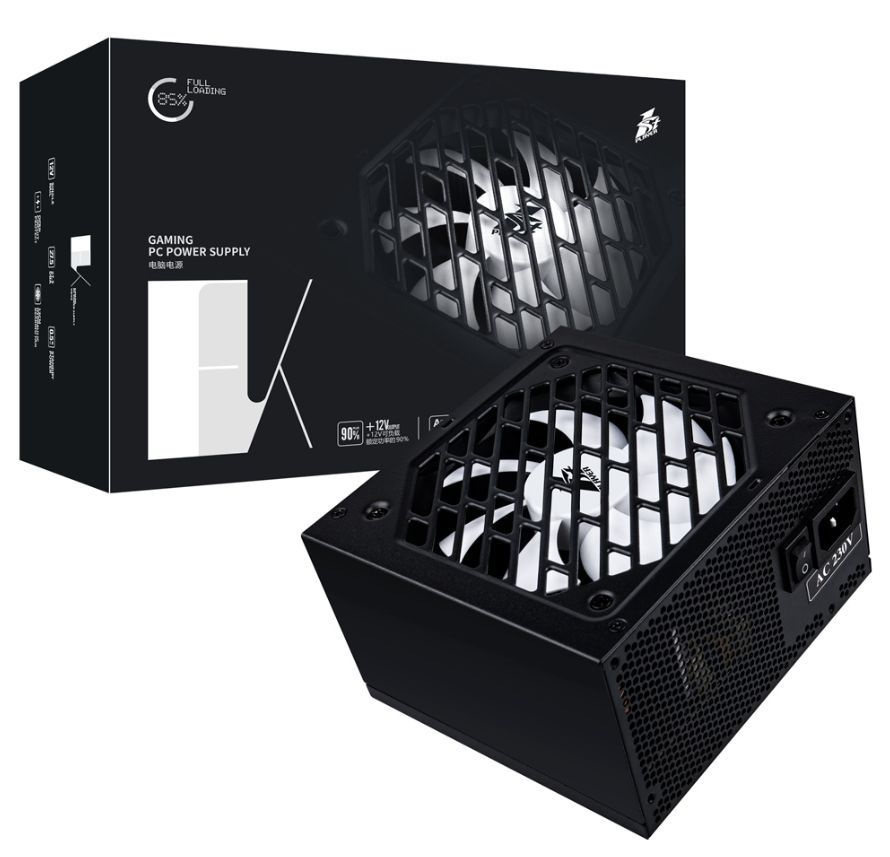Блок питания 1STPLAYER FK 500W, 500Вт, 120мм, черный
