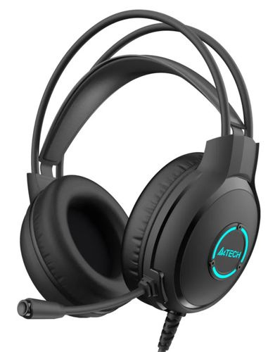 Гарнитура A4Tech Fstyler FH300U черный 2м мониторные USB (FH300U черный)