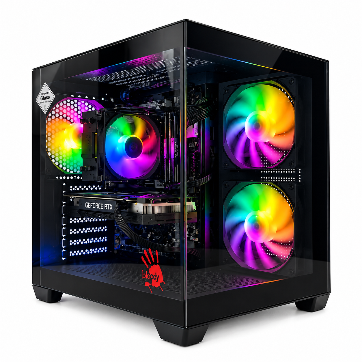 Игровой ПК i5-10400F/16Gb DDR4/RTX3050 8Gb/512Gb SSD/550W