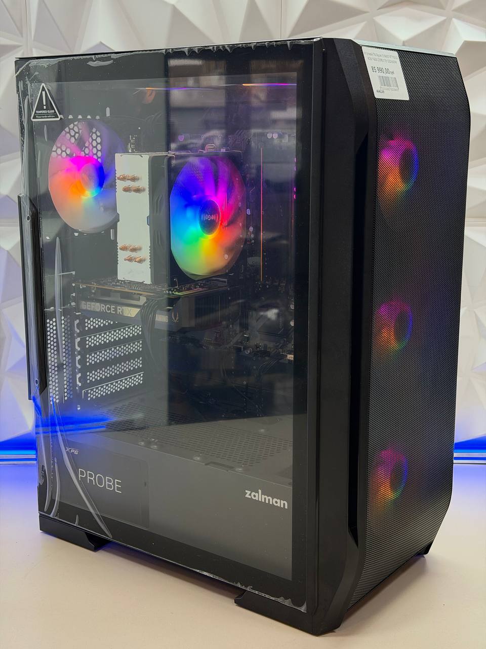 Игровой ПК Ryzen 5 8400F/RTX5060 8Gb/16Gb DDR5/1Tb SSD/600W