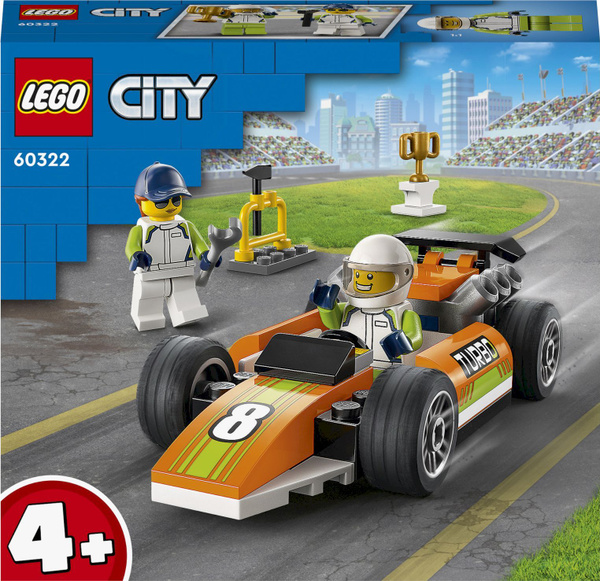 Конструктор Lego City Great Vehicles Гоночный автомобиль, 4+, 60322 Конструктор Lego City Great Vehicles Гоночный автомобиль, 4+, 60322