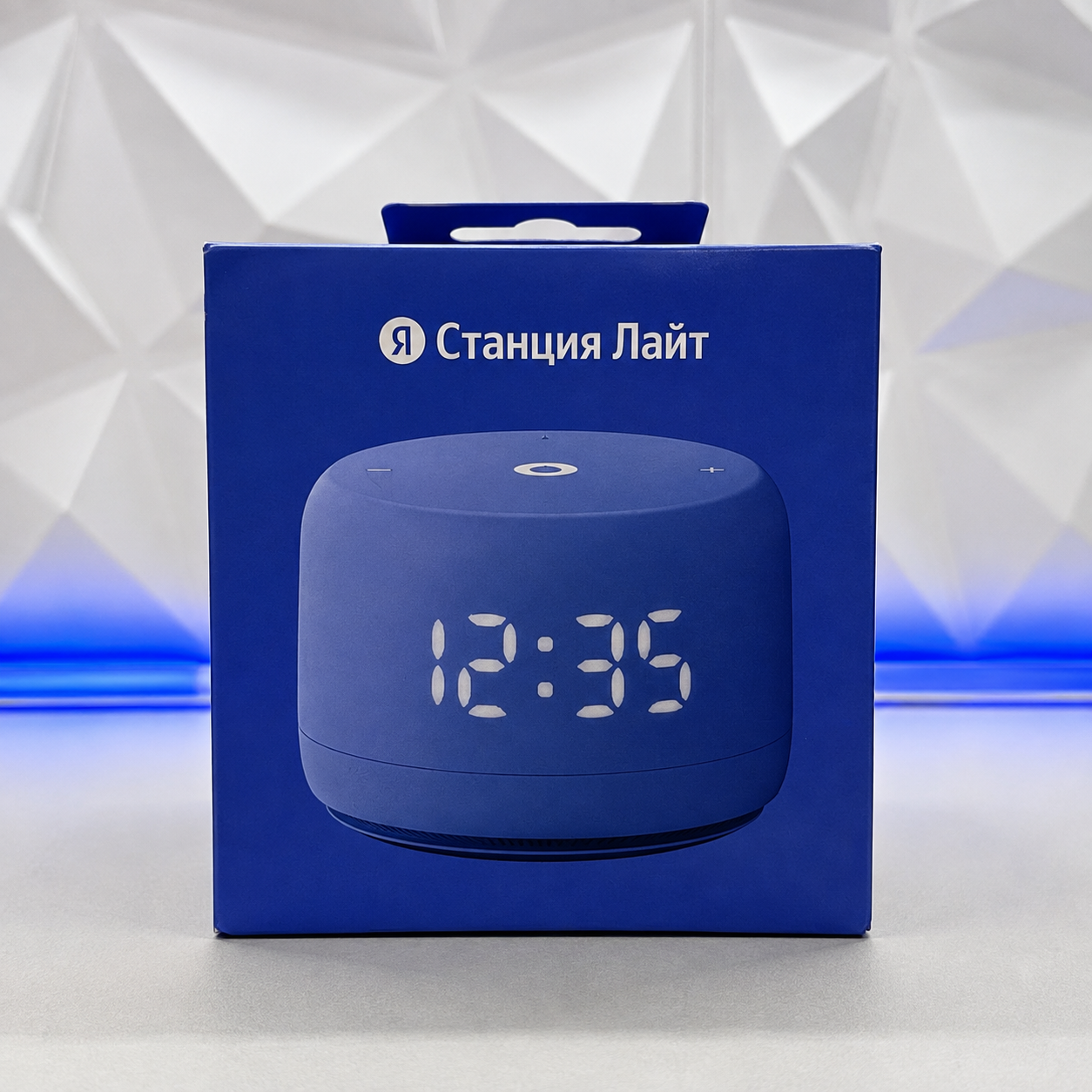 Умная колонка Яндекс Станция Лайт 2 LED, 6Вт, с экраном, 1 динамик, часы, Алиса, BT5.0, Wi-Fi, фиолетовый