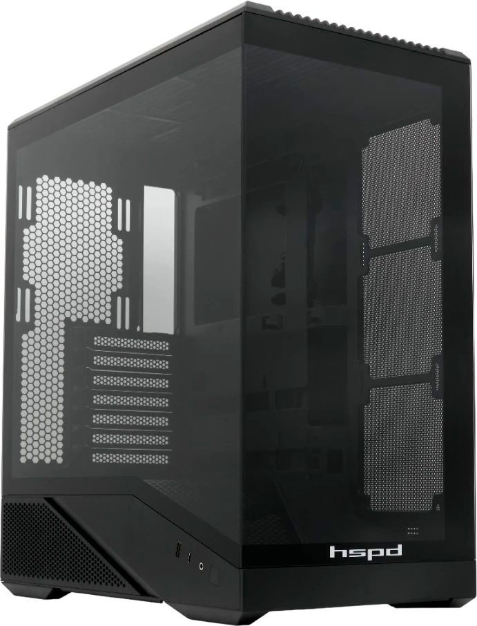 Компьютерный корпус F711-TGBK Full Tower черный