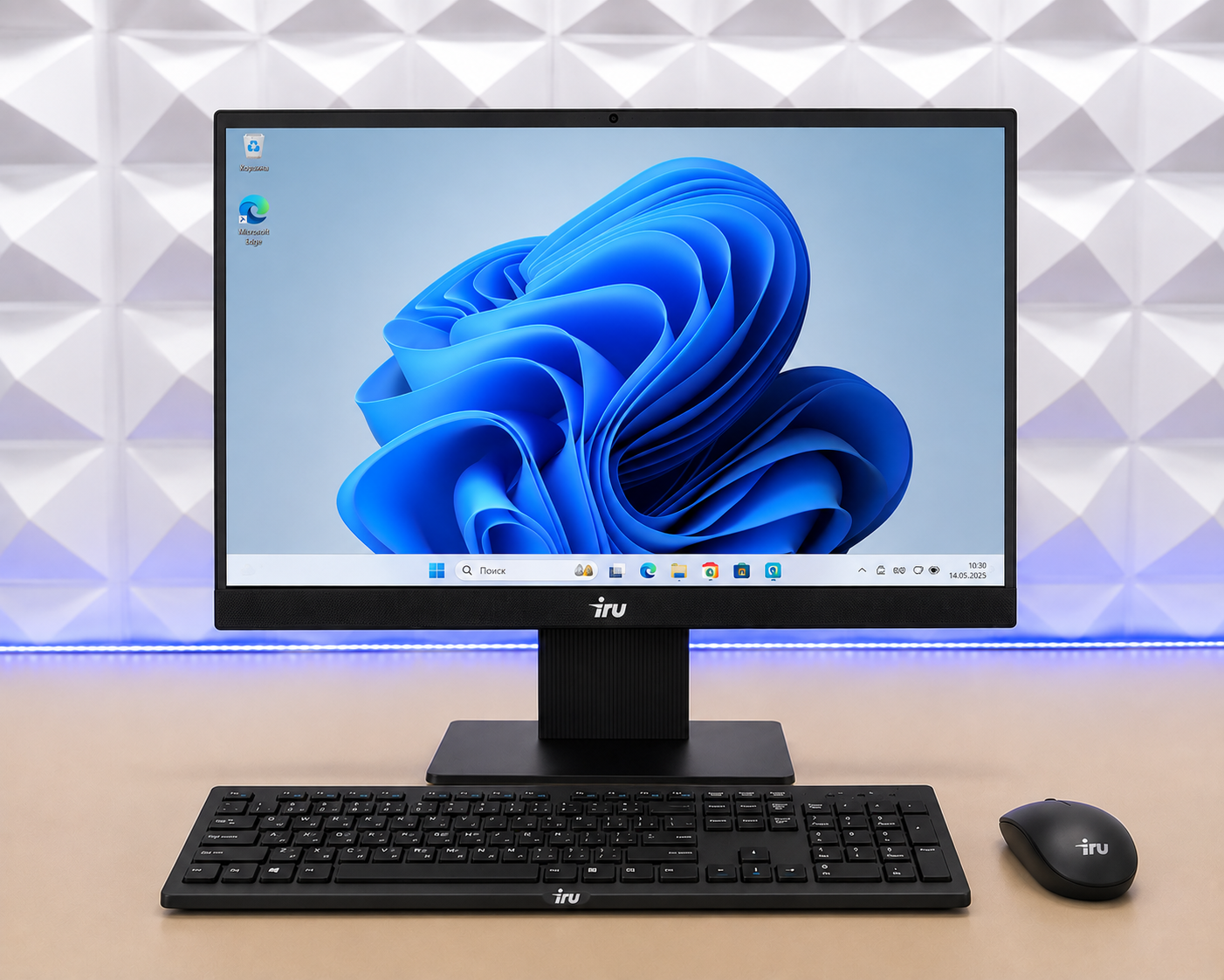 Моноблок IRU 23IM 23.8" Full HD i3 1215U/8Gb/SSD256Gb UHDG/W11Pro/черный 1920x1080 (Новый)