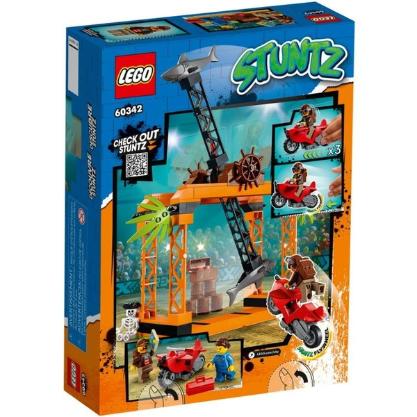 Конструктор Lego City Трюковое испытание - Нападение акулы, 5+, 60342 Конструктор Lego City Трюковое испытание - Нападение акулы, 5+, 60342