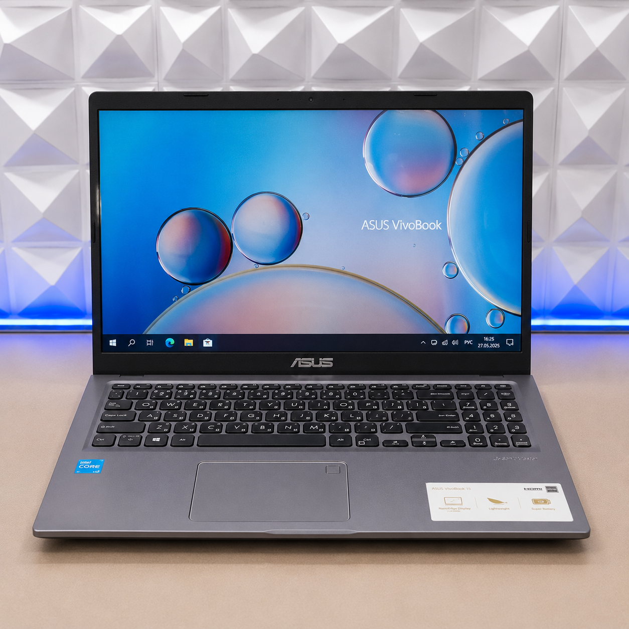Ноутбук ASUS VivoBook 15 X515EA-BQ1186W серый i5-1135G7/8Gb DDR4/Iris XE/512Gb SSD/15.6''