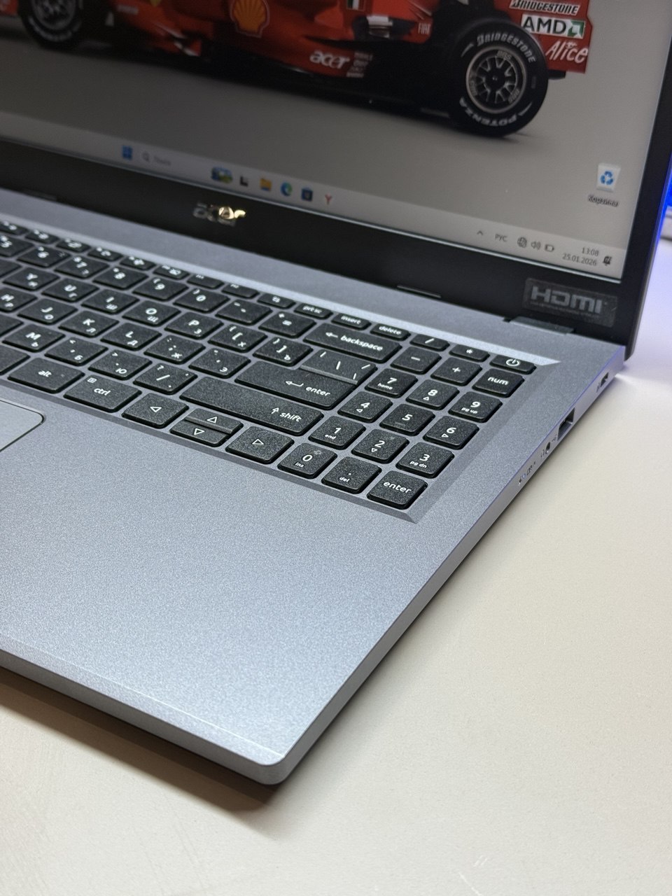 Ноутбук Acer Extensa 15 EX215-23-R0QS Ryzen 5 7520U/16Gb/SSD512Gb/610M/15.6"/IPS/FHD/W11H/grey