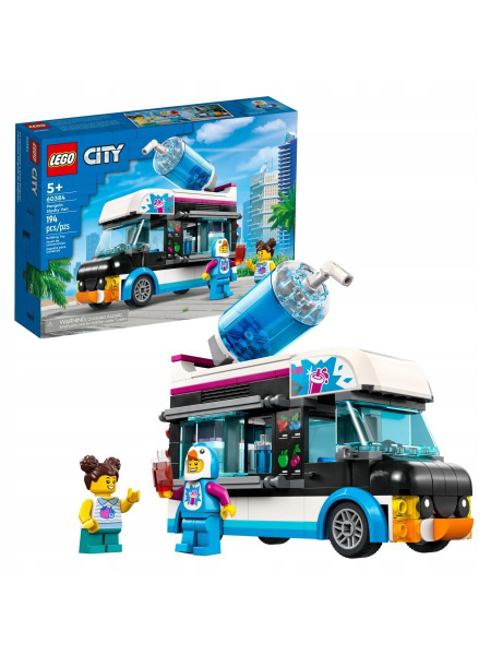 Набор Lego City Great Vehicles Pinguin Slush Truck, 60384 Набор Lego City Great Vehicles Pinguin Slush Truck, 60384