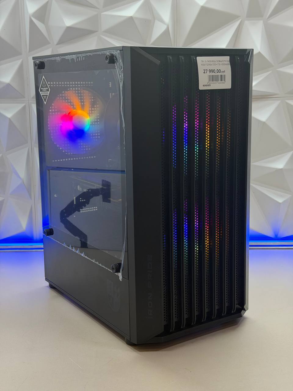 ПК i5-7400/8Gb DDR4/GTX1060 6Gb/120Gb SSD+1Tb HDD/600W