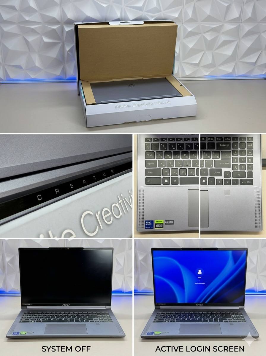 Ноутбук MSI Creator 16 AI Studio A1VIG-060RU Ultra 9 185H/32GB*2/2TB*1 SSD,16(mLED)/RTX 4090 16GB