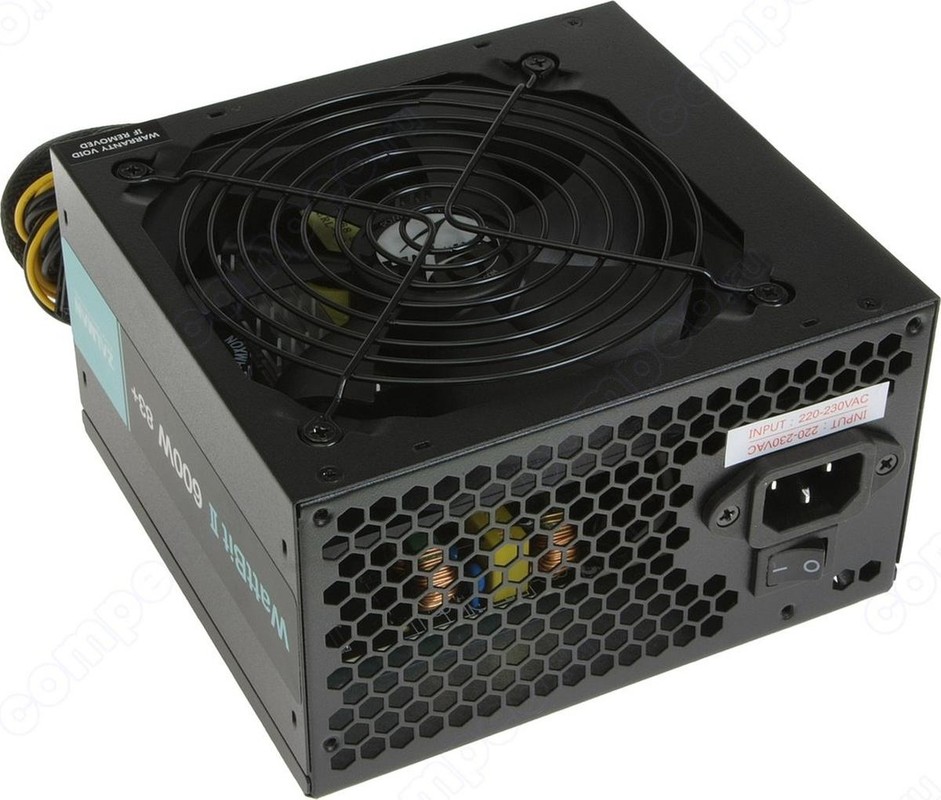 Блок питания ZALMAN Wattbit II 600W, 600Вт, 120мм, немодульный, черный
