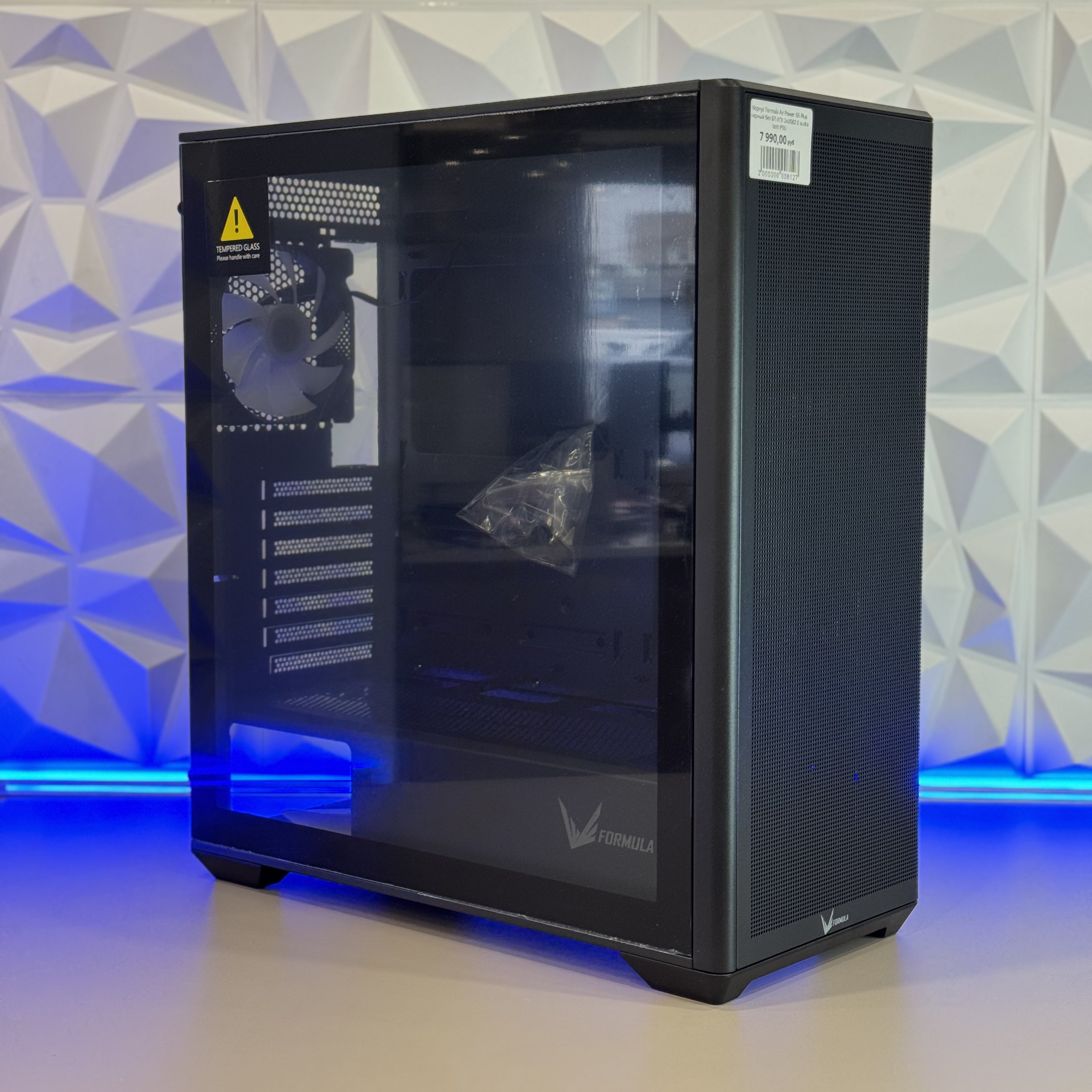 Корпус Formula Air Power G5 Plus черный без БП ATX 2xUSB2.0 audio bott PSU