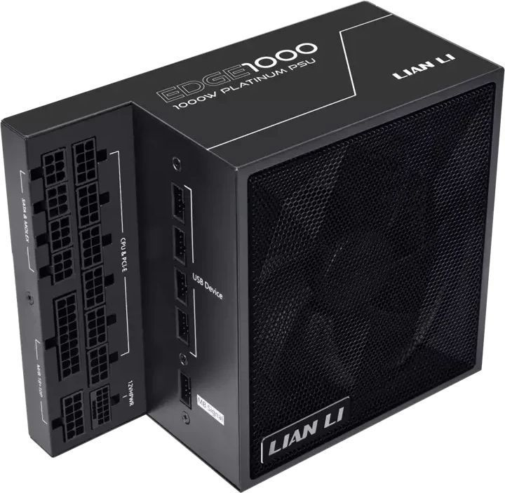 Блок питания Lian-Li ATX 1000W EDGE1000 + HUB Gen.5 80+ gold (20+4pin) APFC 120mm fan 12xSATA Cab Ma
