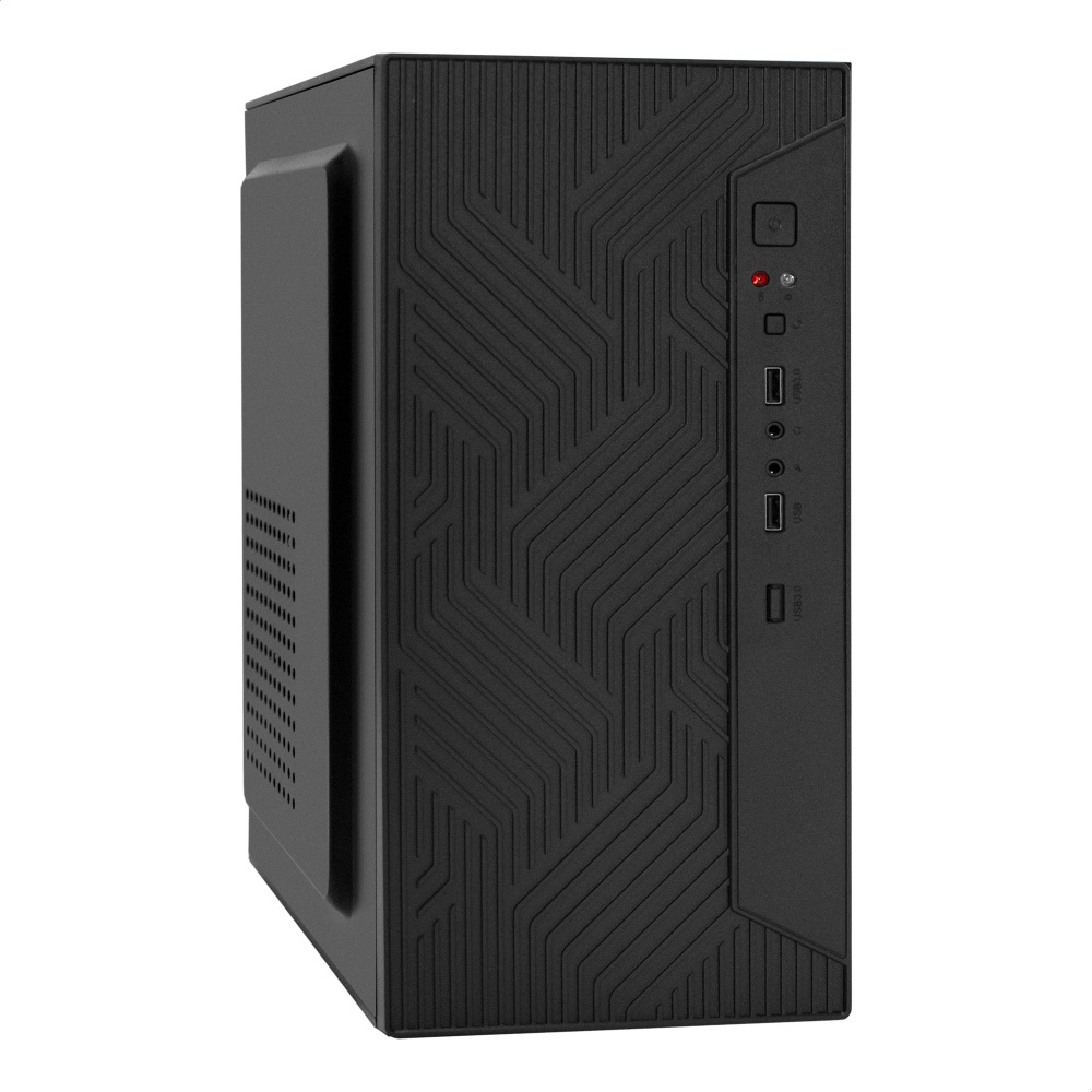 Корпус Minitower ExeGate BAA-303-AAA450 (mATX БП AAA450 с вент. 8см 2*USB HD Audio