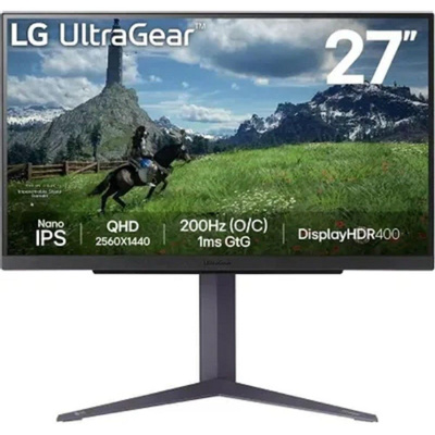Монитор LG 27" 27GP850-B IPS 2K чер HDMI DP USB HAS Piv 165Hz 400cd Ex