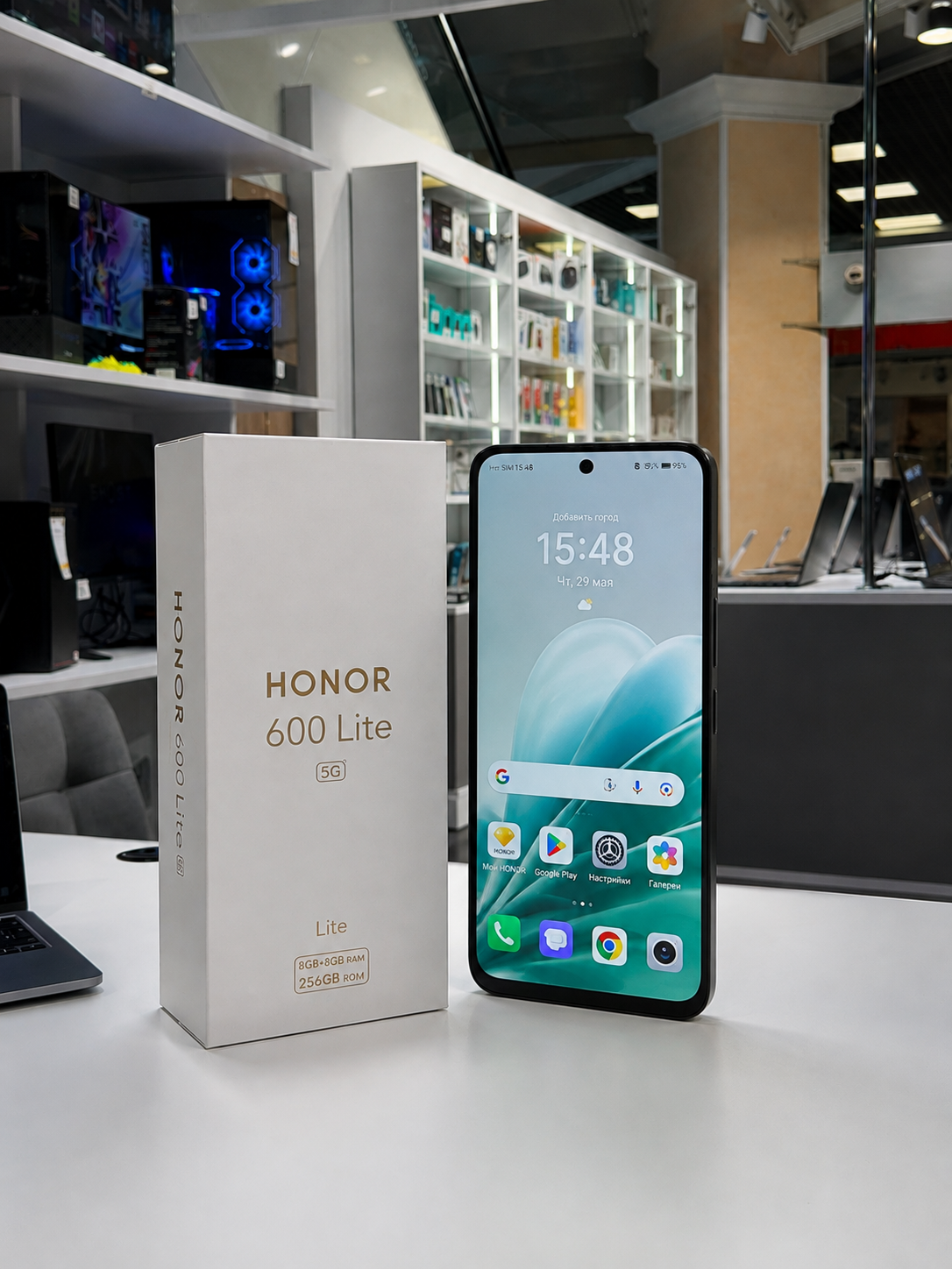 Honor 600 Lite 5G 8/256Gb Black (Новый)