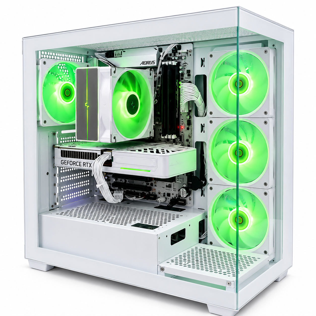 Игровой ПК Ryzen 5 7500F/RTX5060 8Gb/16Gb DDR5/1Tb SSD/800W