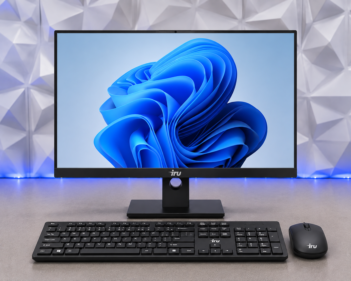 Моноблок IRU P233 23.8" Full HD i3 1005G1/8Gb/SSD256Gb/UHDG/CR/noOS/черный 1920x1080 (Новый)