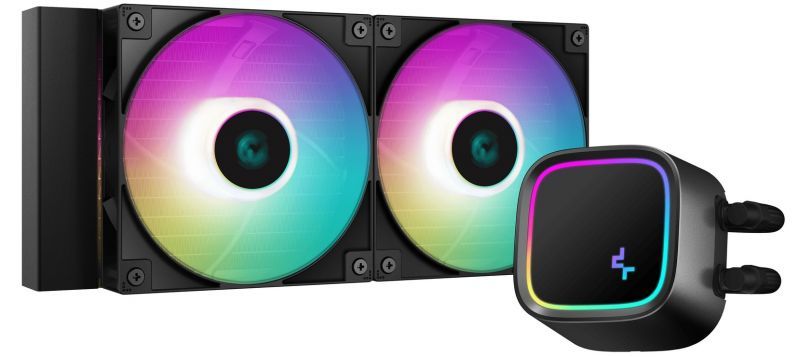 Система водяного охлаждения Deepcool LE520 ARGB Soc-AM5/AM4/1200/1700/1851 черный 4-pin 28.2-32.9dB