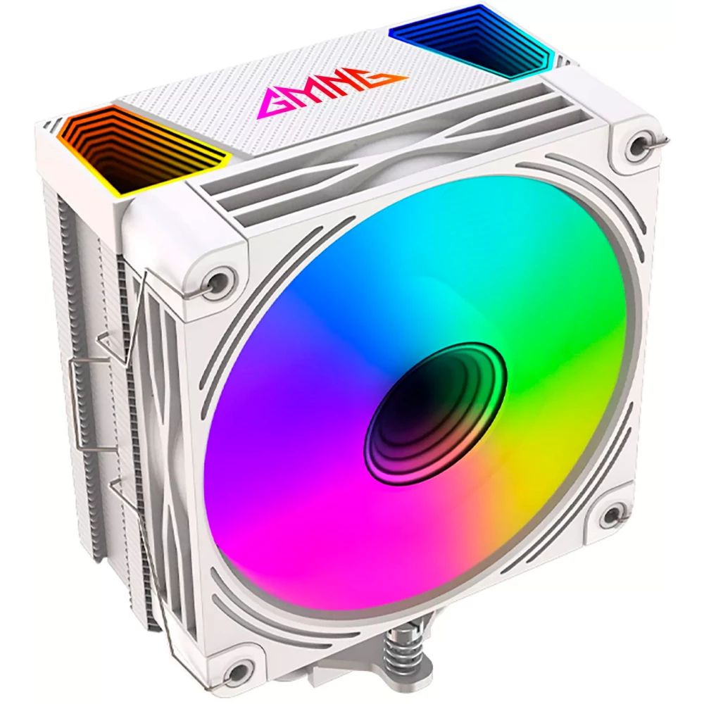 Устройство охлаждения(кулер) GMNG GG-CPC220-ARGB2 ARGB 120x120x25 Soc-AM5/AM4/1200/1700/1851 белый