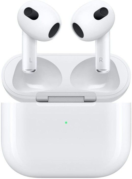 Гарнитура вкладыши Apple AirPods 3 A2565/A2564/A2897 Lightning белый беспроводны