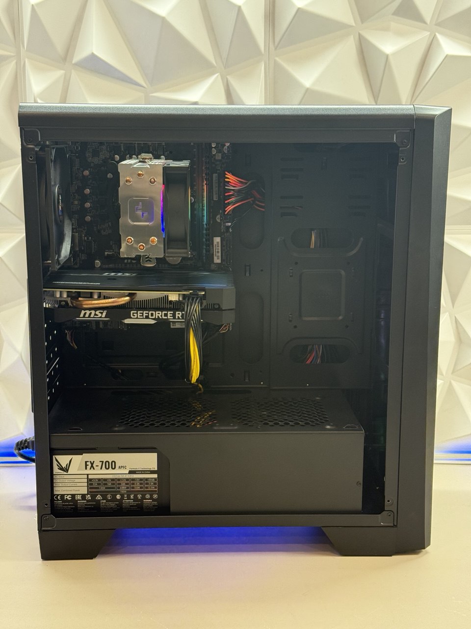 Игровой ПК i3-12100/RTX 2060 6Gb/16Gb DDR4/512Gb SSD/700W