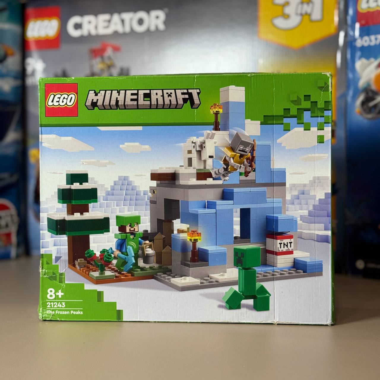 Конструктор Lego Minecraft The Frozen Peaks 304, 8+, 21243