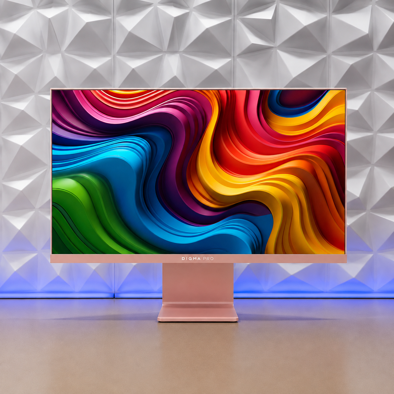 Монитор Digma Pro 27" Art L IPS 2K розовое золото 5ms HDMI DP USB M/M 165Hz 300cd Ex (Новый)