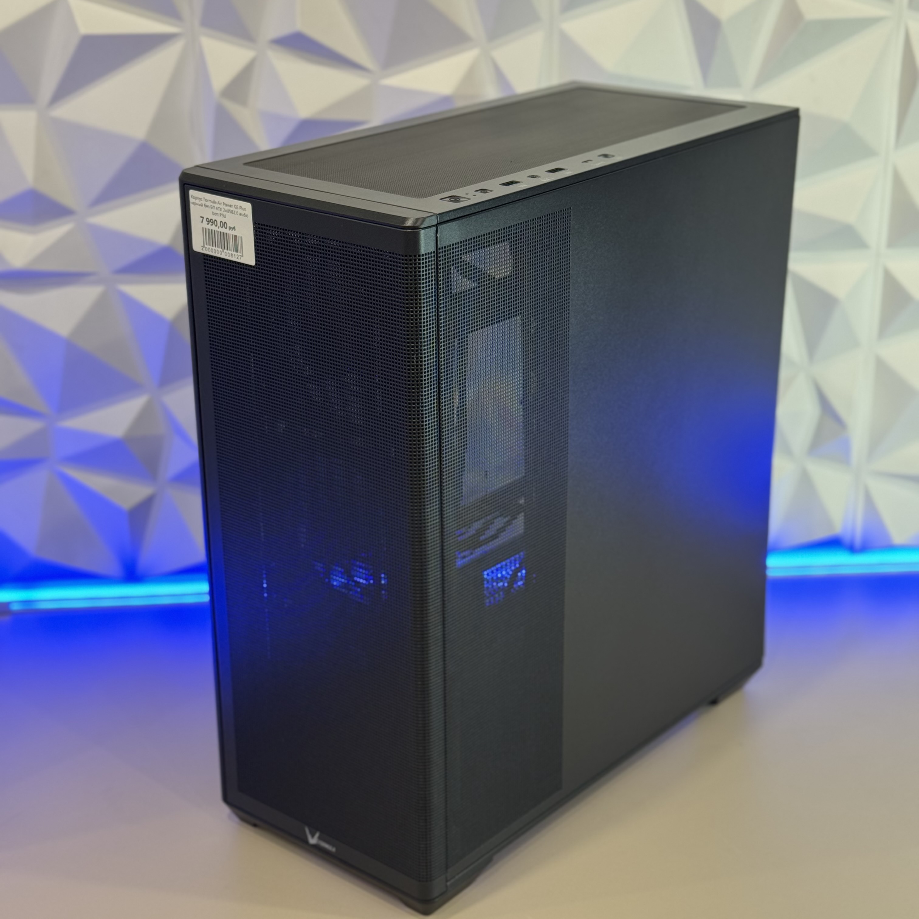 Корпус Formula Air Power G5 Plus черный без БП ATX 2xUSB2.0 audio bott PSU