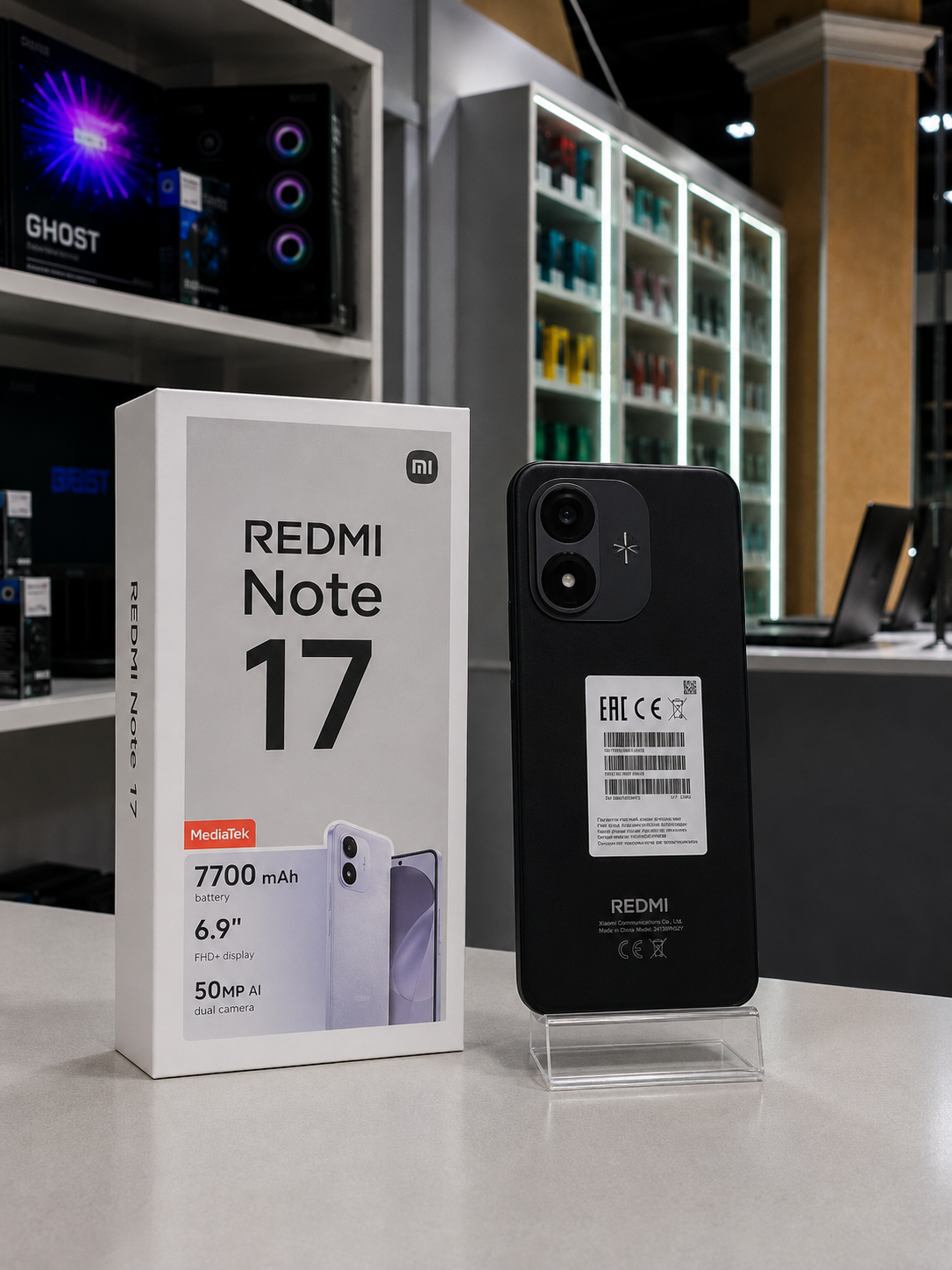Xiaomi Redmi Note 17 4/128Gb Black (Новый)