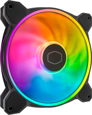 Вентилятор Cooler Master (MFL-B4DN-16NP2-R2) MasterFan MF140 Halo2 ARGB 140х140x25 черный 4-pin Ret
