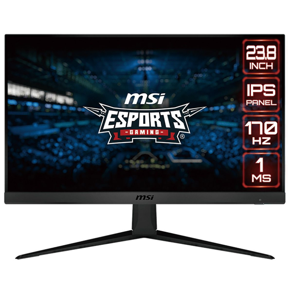 Монитор MSI 23.8" G2412F IPS FHD чер HDMI DP 180Hz 300cd Ex