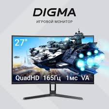 Монитор Digma 27" Gaming DM-MONG2720 165 Гц 2560×1440 черный