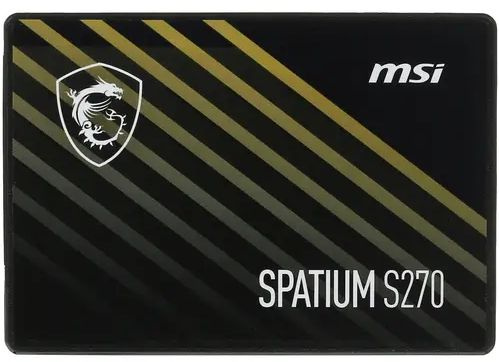 Накопитель SSD MSI SPATIUM S270, 240Gb, 2.5", SATA III, R/W 500/400 (Новый)