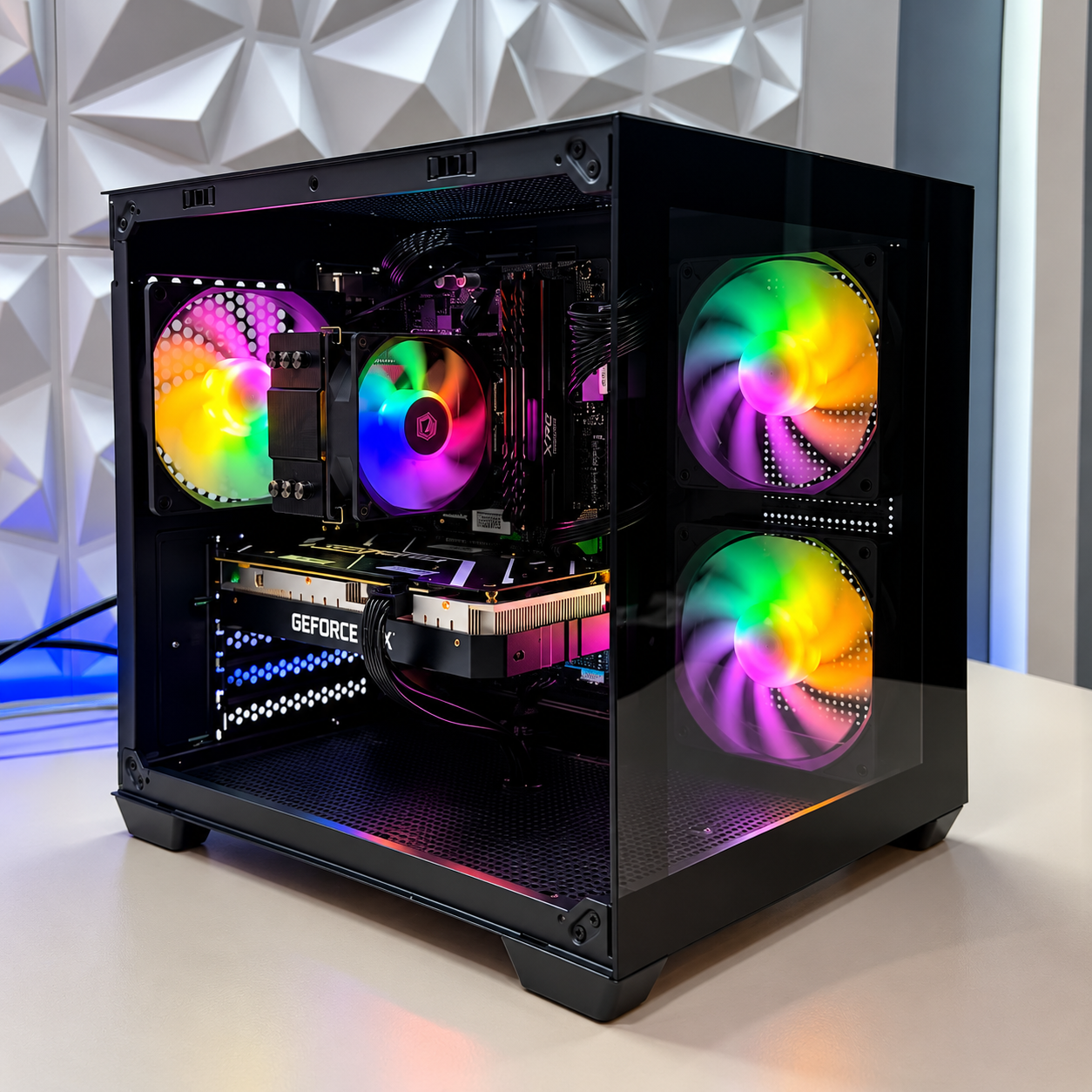 Игровой ПК i5-10400F/16Gb DDR4/RTX3050 8Gb/512Gb SSD/550W