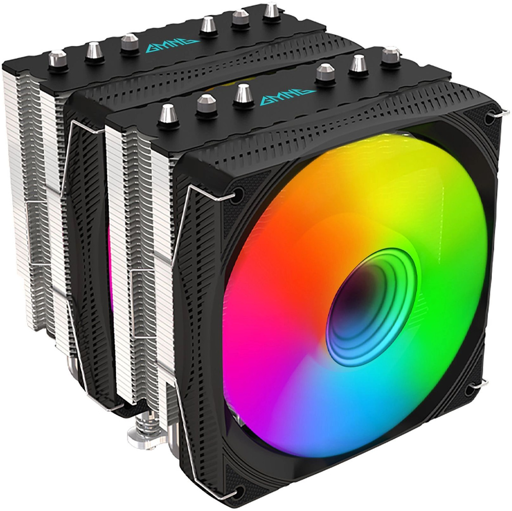 Устройство охлаждения(кулер) GMNG GG-CPC250-ARGB1 ARGB Soc-AM5/AM4/1200/1700/1851 черный 4-pin 22-32
