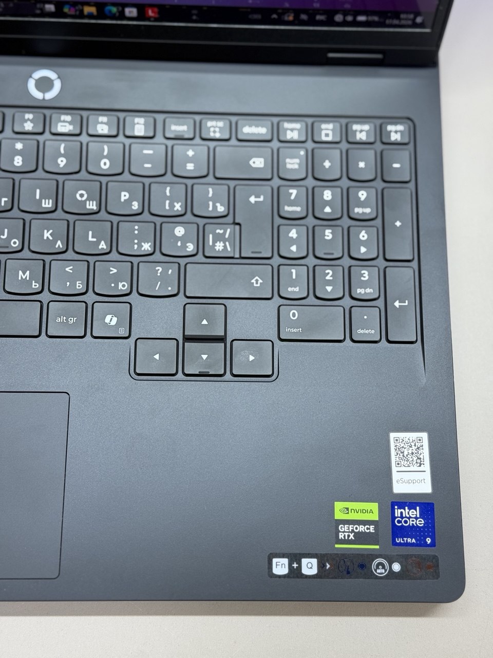 Ноутбук Lenovo Legion Pro 5 16IAX10H Ul9 275HX/32Gb/SSD1Tb/RTX5070Ti 12Gb/16"/OLED/WQXGA/noOS/black