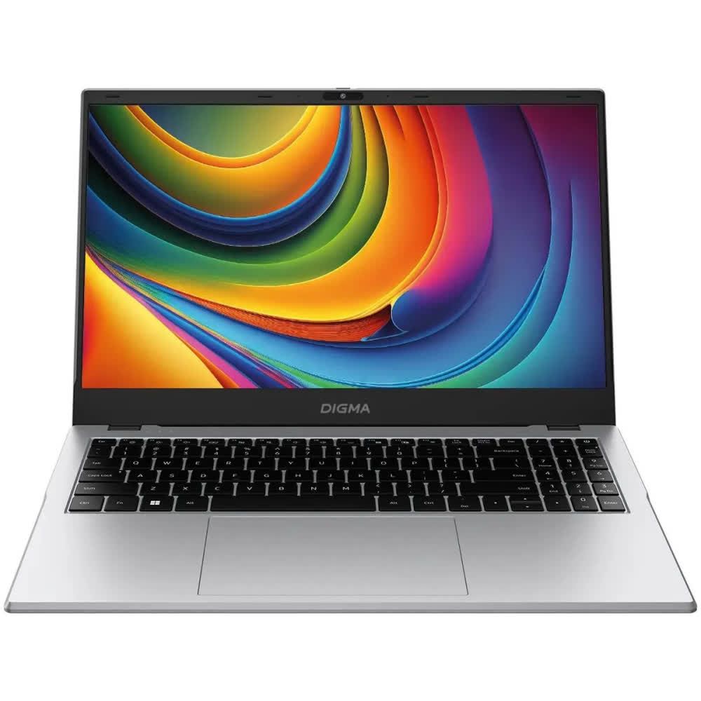 Ноутбук Digma EVE C5802 N100/8Gb/SSD256Gb/15.6"/IPS/FHD/W11Pro/silver/5900mAh