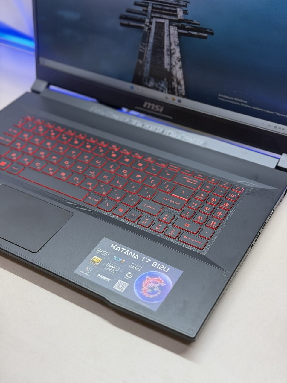Ноутбук MSI Katana 17 B12UCR-820XRU i7-12650H/8GB*2/512GB*1 SSD/RTX 3050 4GB/17.3(144Hz)