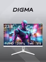Монитор Digma (DM24SG03) 23.8" Overdrive 24P410F 200 Гц 1920x1080 белый
