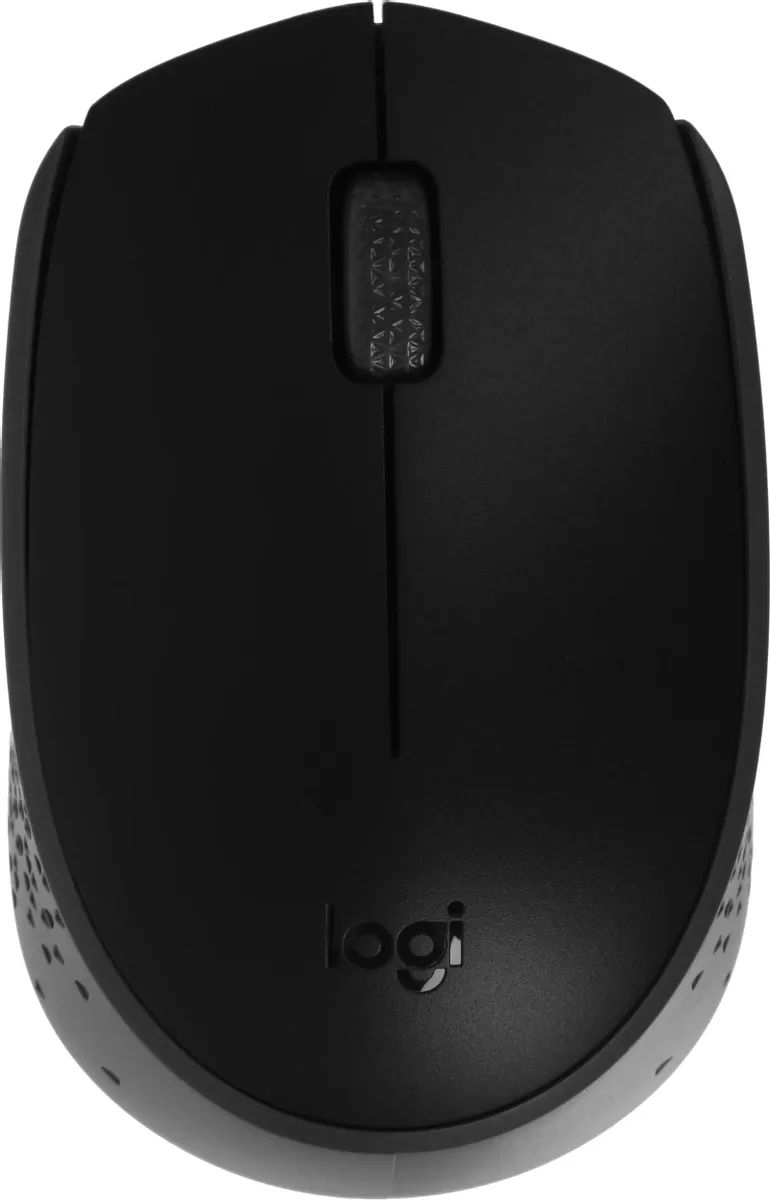 Мышь беспроводная Logitech M171 черный/серый, 1000 dpi, радиоканал, USB, кнопки - 3