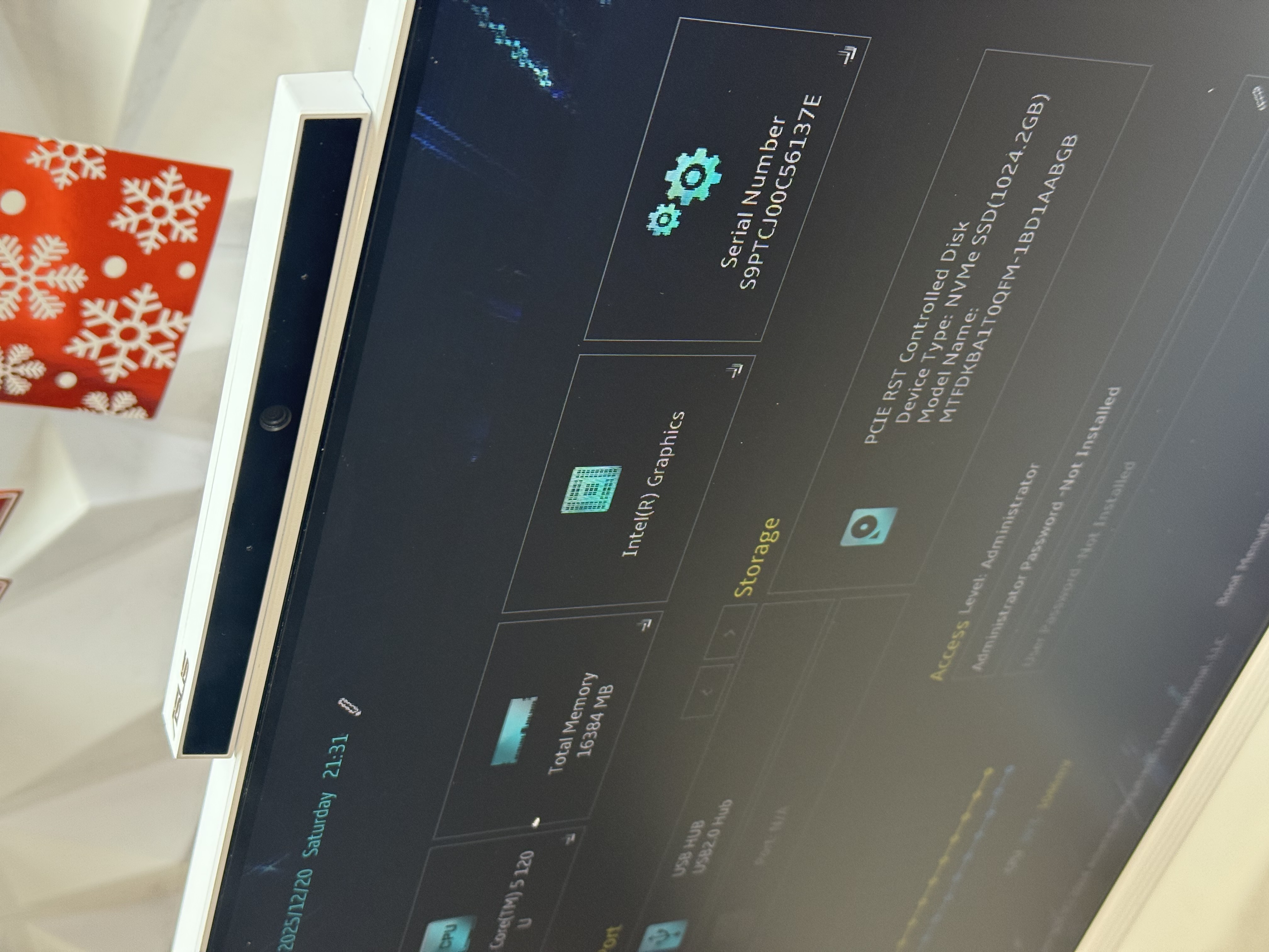 Моноблок Asus A5402WVAR-WPC0070 23.8" Full HD Core 5 120U/16Gb/SSD1Tb Graphics/CR/noOS/kb/m/белый