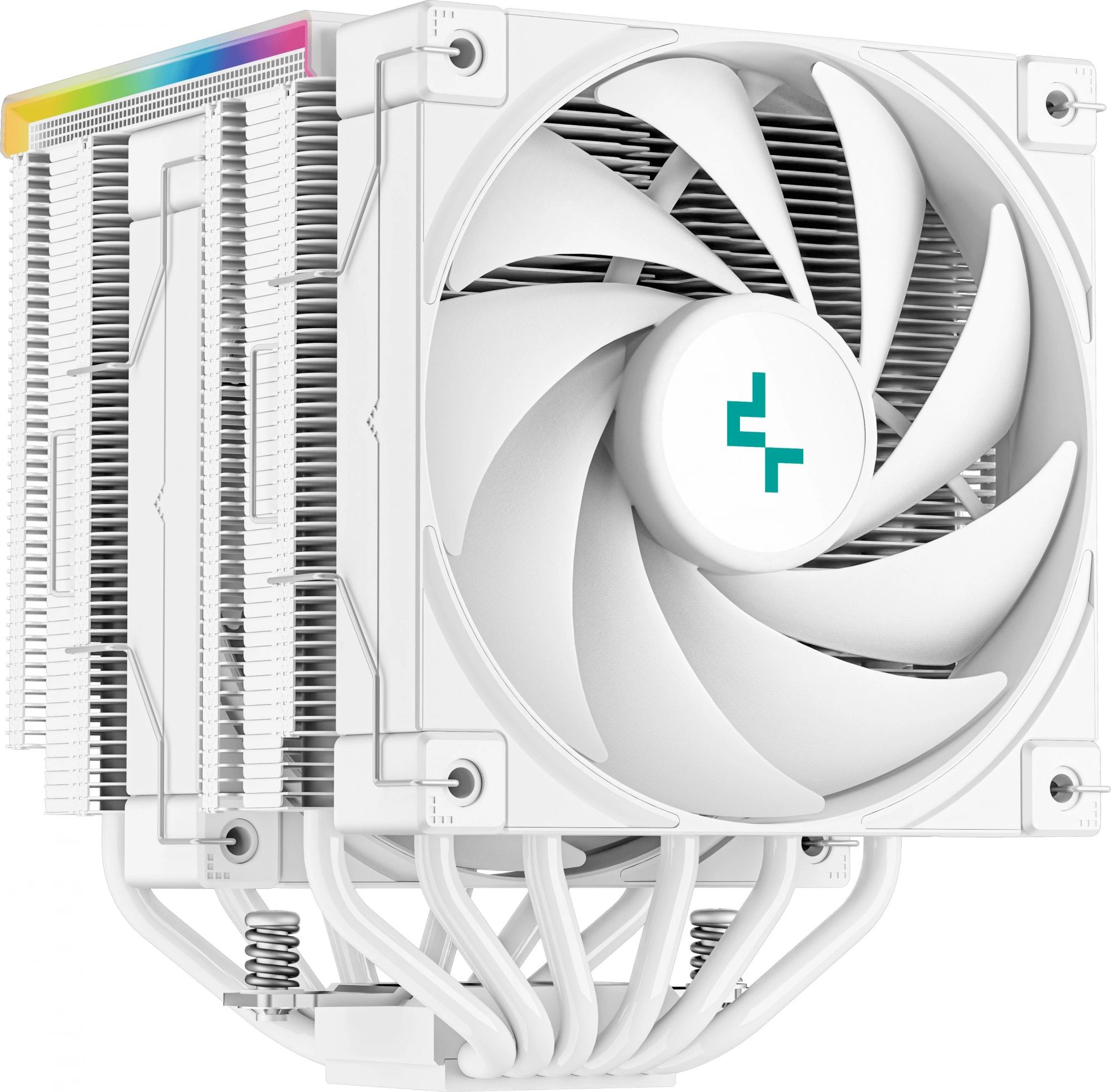 Устройство охлаждения(кулер) Deepcool AK620 Soc-AM5/AM4/1200/1700/1851 белый 4-pin 28dB Al+Cu 260W