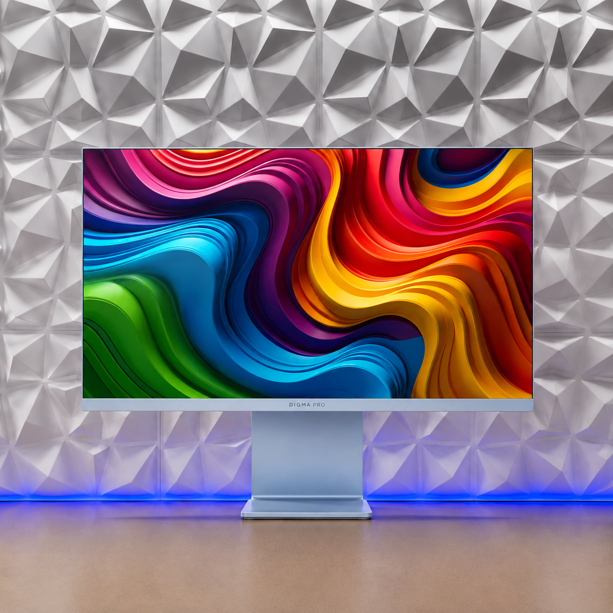 Монитор Digma Pro 27" Art L IPS 2K син 5ms HDMI DP USB M/M 165Hz 300cd Ex (Новый)