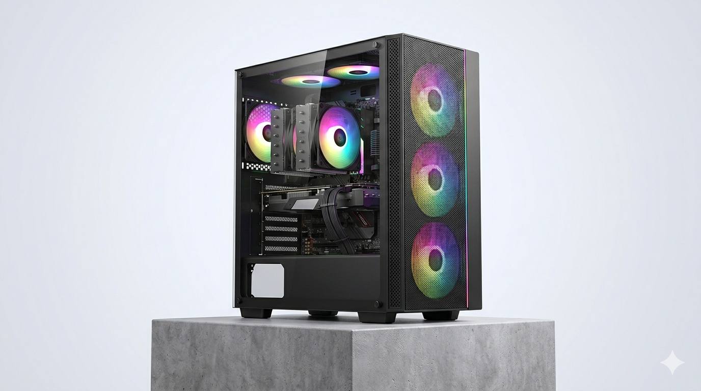 Игровой ПК i5-12400F/RTX3060Ti 8Gb/16Gb DDR4/1000Gb SSD/750W