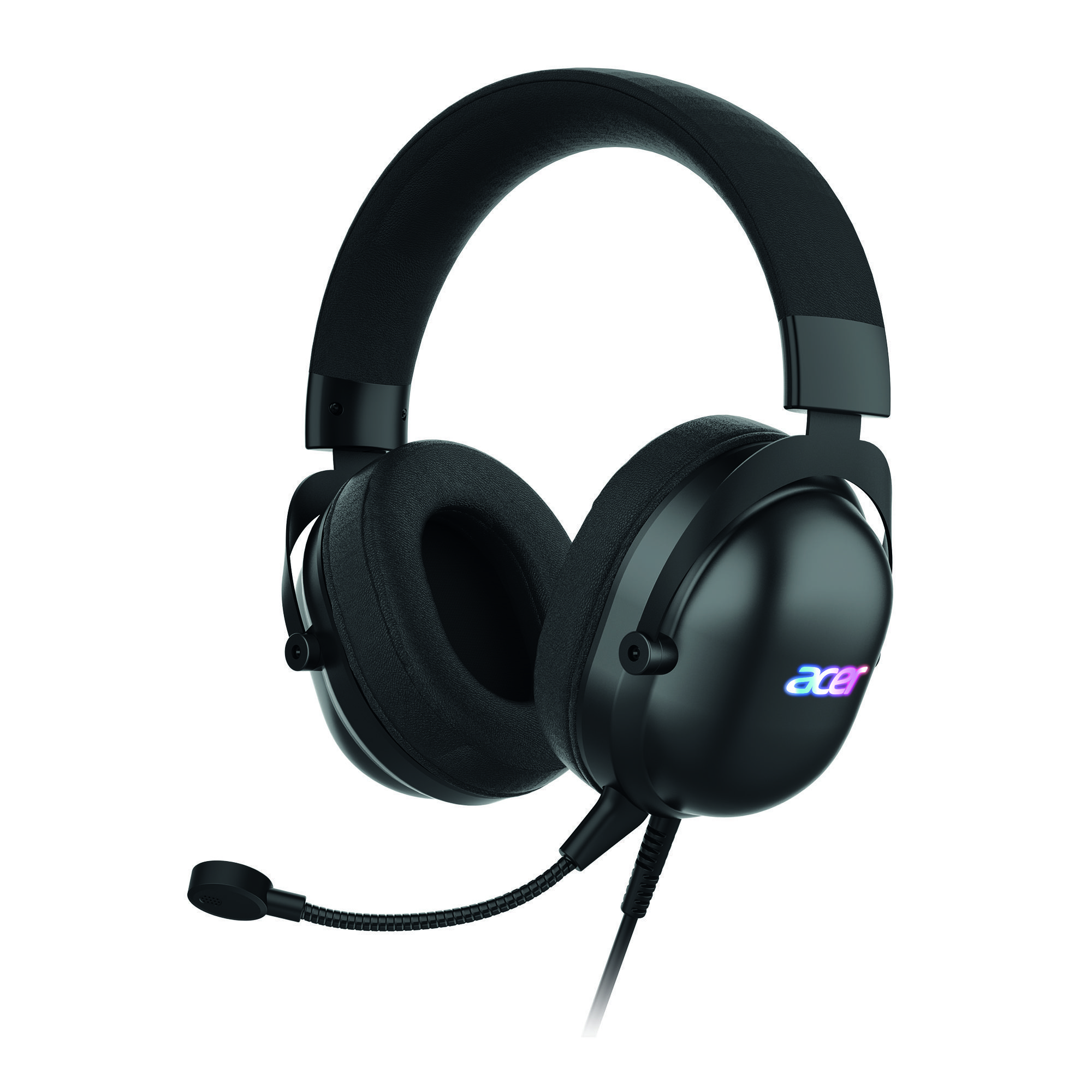 Гарнитура Acer AHW122 черный 2.1м мониторные USB