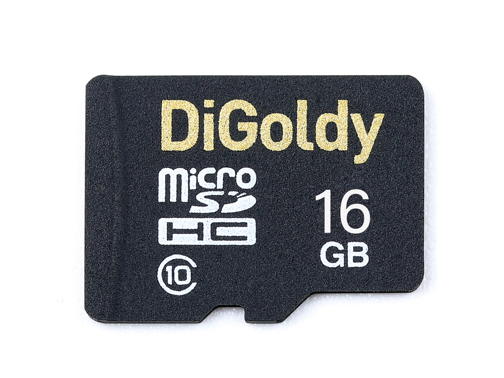 Карта памяти MicroSD 16Gb DiGoldy (без адаптера) Class 10