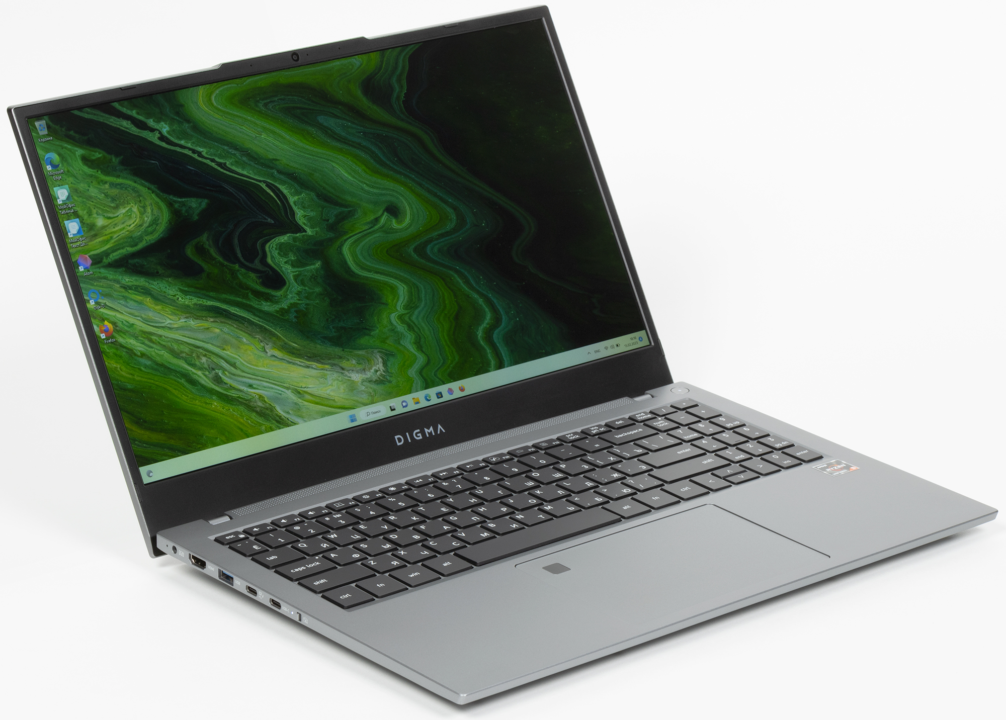 Ноутбук Digma Pro Fortis M i3 1215U/8Gb/SSD256Gb/15.6"/IPS/FHD/W11Pro/grey/4250mAh