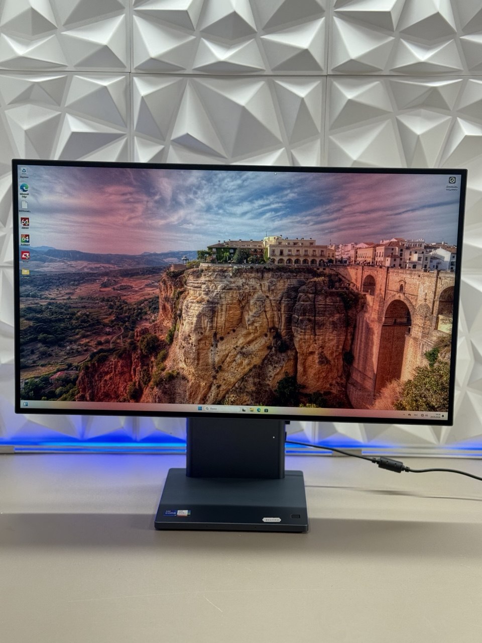 Моноблок Acer Aspire S27-1755 27" WQHD i7 1260P/16Gb/SSD1Tb Iris Xe/CR/Esh/kb/m/серый 2560x1440