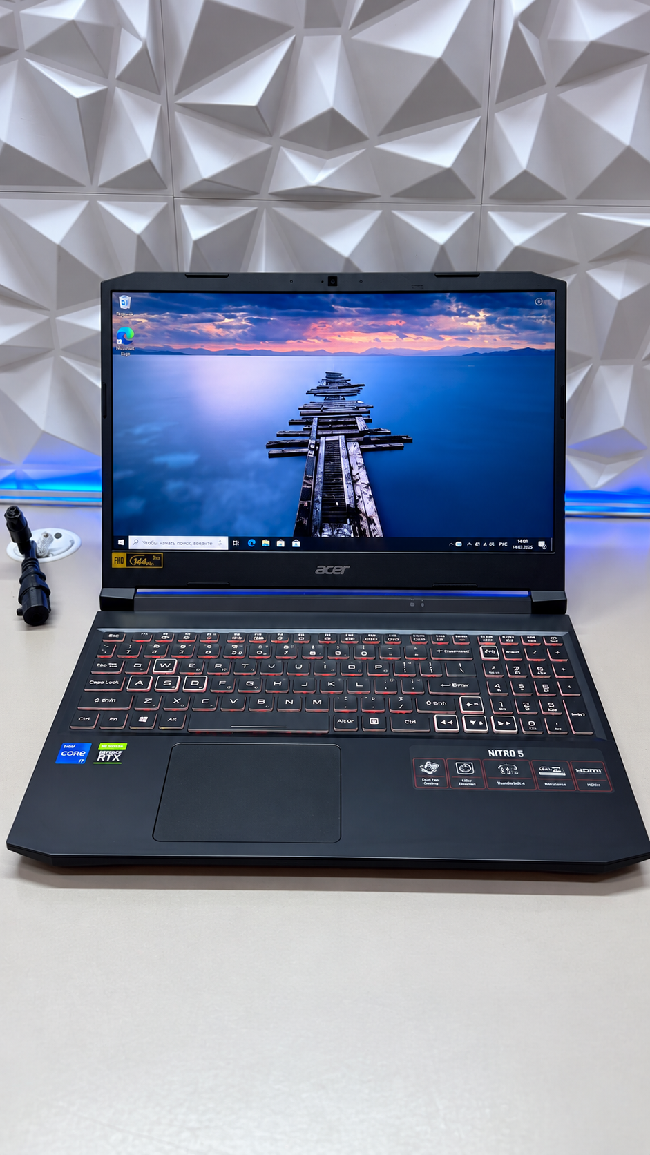 Ноутбук Acer Nitro 5 AN515-57 i7-11800H/ 16Gb DDR4/ RTX3060 6Gb/ 512Gb SSD/ 15.6"